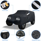 Car Cover for Jeep Wrangler 2/4 Door (CJ YJ TJ JK) - Dust UV Waterproof