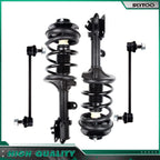 Set of 4 Front Struts w/Coil Spring & Sway Bar End Links for Kia Sportage (2005–2010)