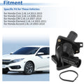 Engine Coolant Thermostat Housing Assembly for Honda Civic CR-V Element Accord (2001–2011)