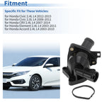 Engine Coolant Thermostat Housing Assembly for Honda Civic CR-V Element Accord (2001–2011)
