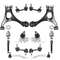 12PCS Control Arm Ball Joint Tie Rod Kit for Honda Civic (2006–2011)