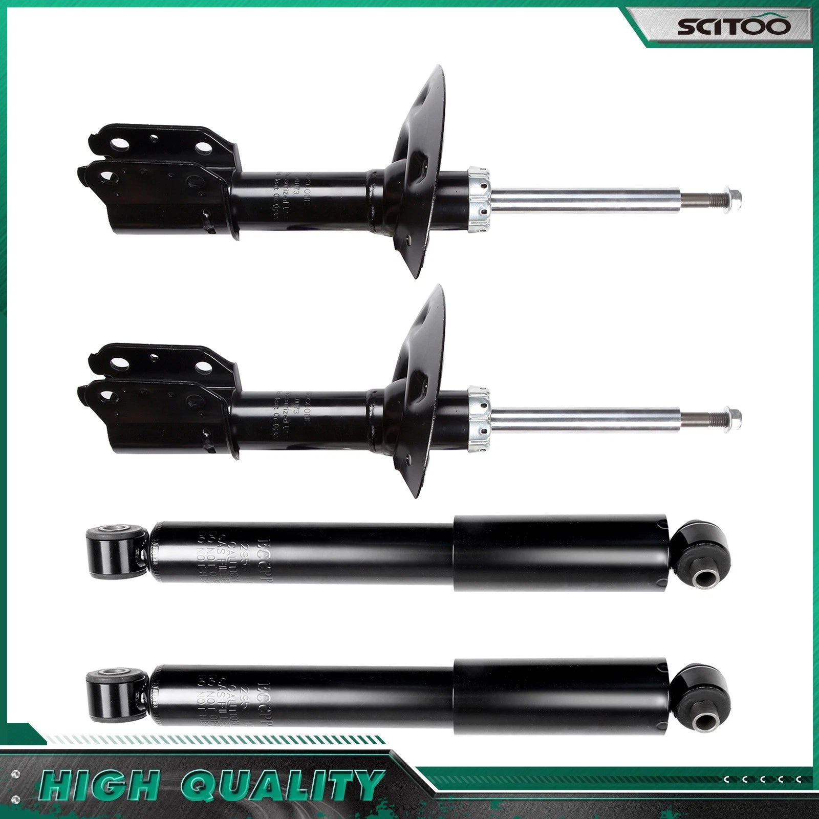 Set of 4 Strut Shocks Absorbers for Buick Rendezvous (2002–2007) Pontiac Aztek (2001–2005)