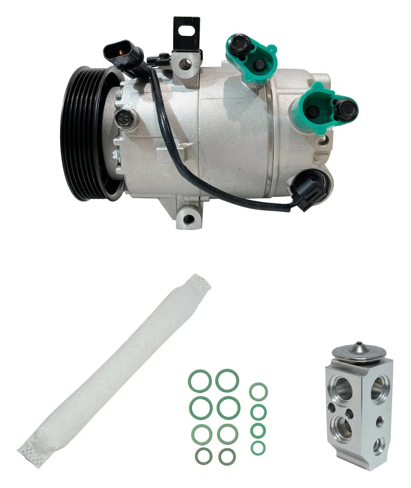 AC Compressor Kit Replacement for Kia Forte 1.8L 2.0L (2014–2018)