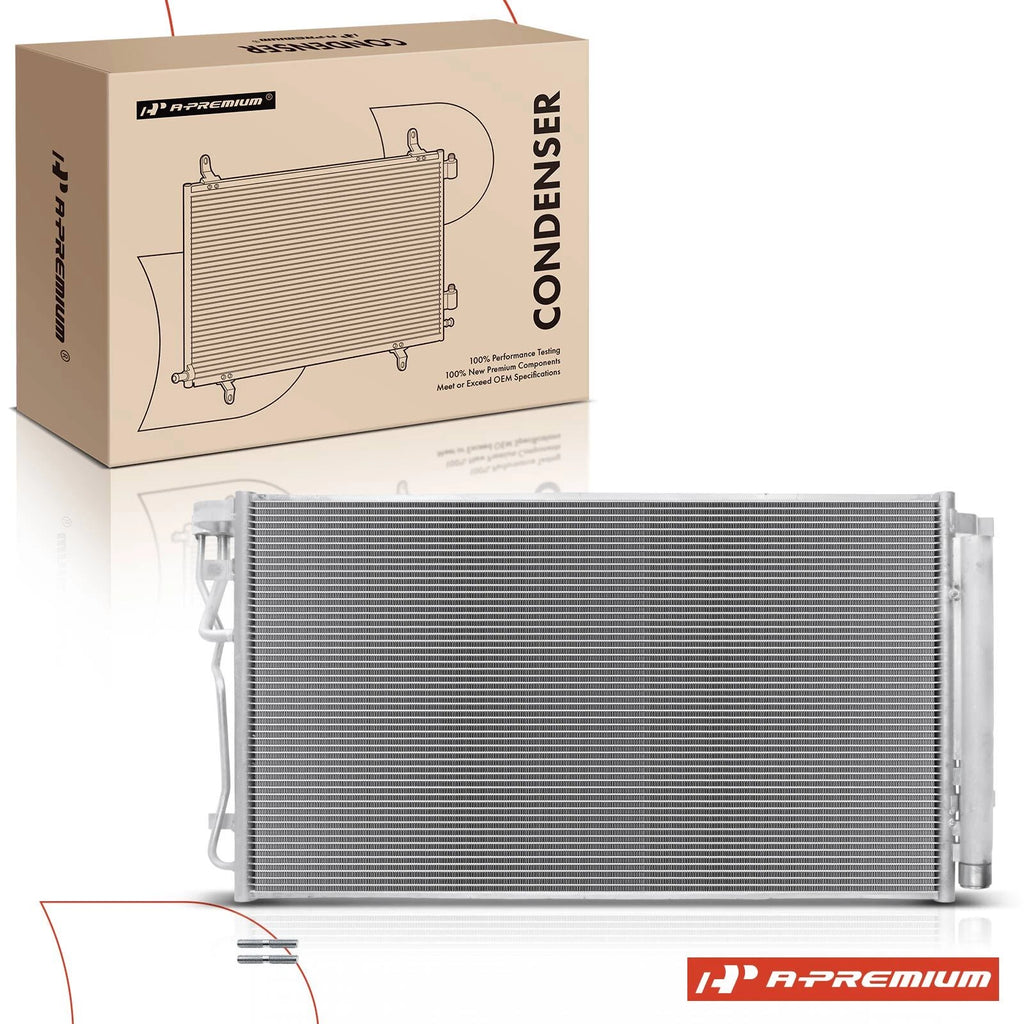 A/C Condenser with Bracket & Receiver Drier for Kia Optima (2017–2018)