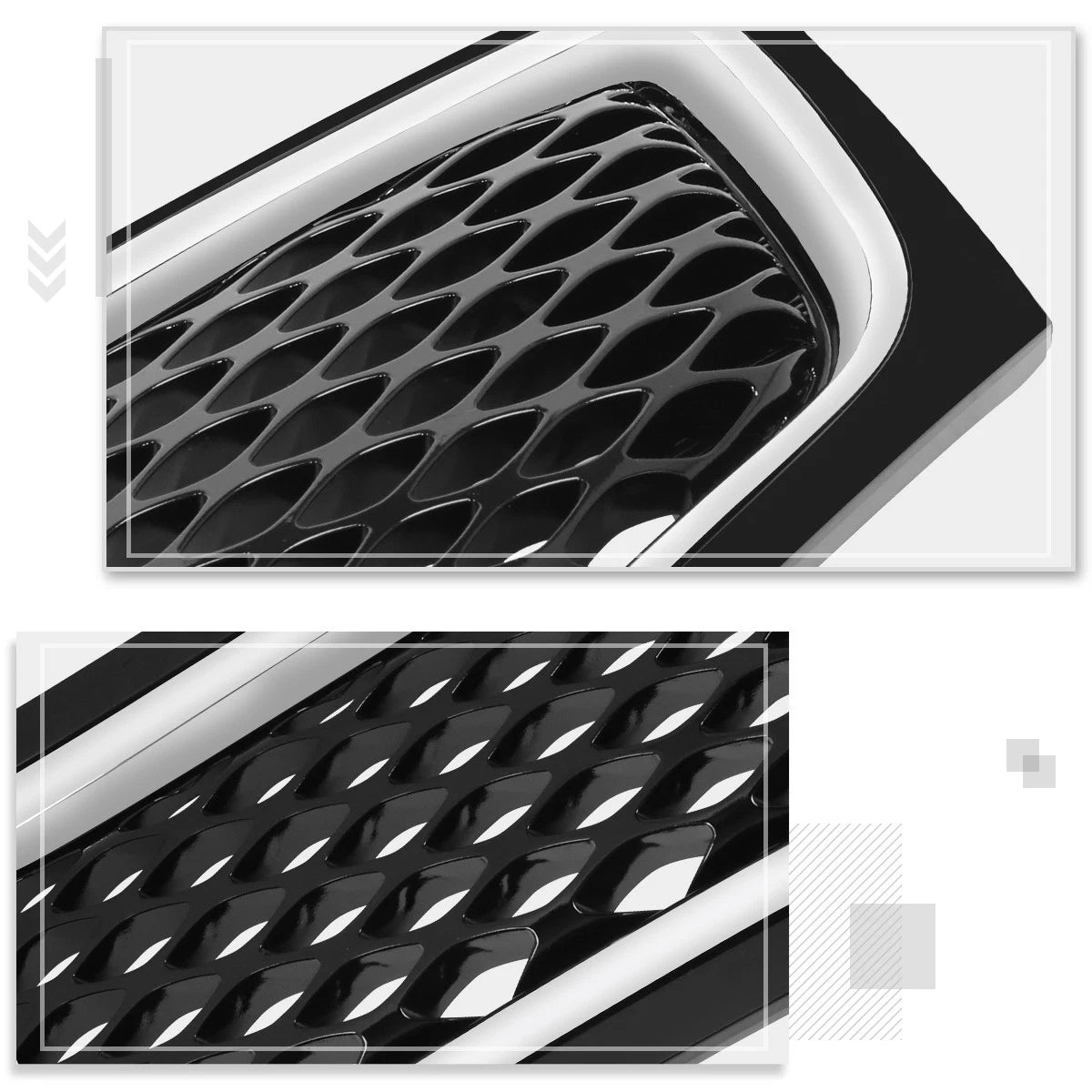 Chrome Frame Diamond Mesh Grille Insert for Kia Optima (2014–2015)