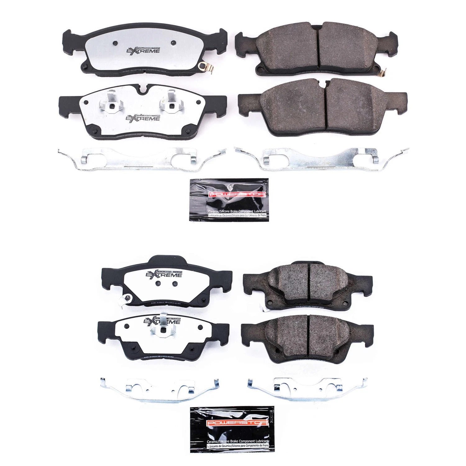 PowerStop Z36 Carbon-Fiber Ceramic Disc Brake Pads Kit for Durango (2011–2023)