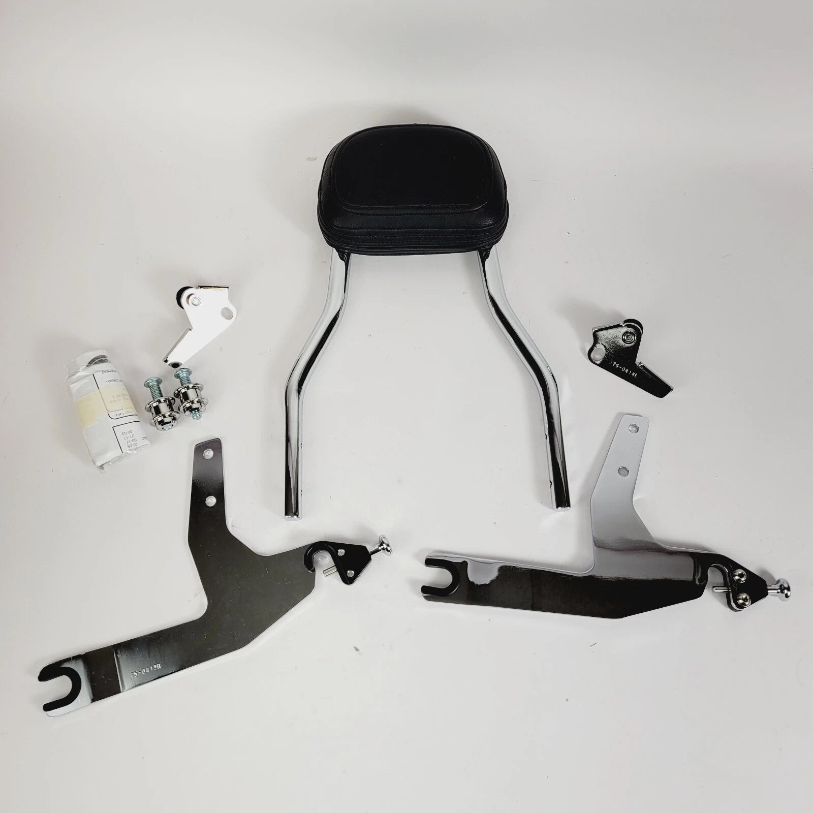 Cobra Chrome Detachable Backrest Sissy Bar for Softail (602-2001, 1501-0555)
