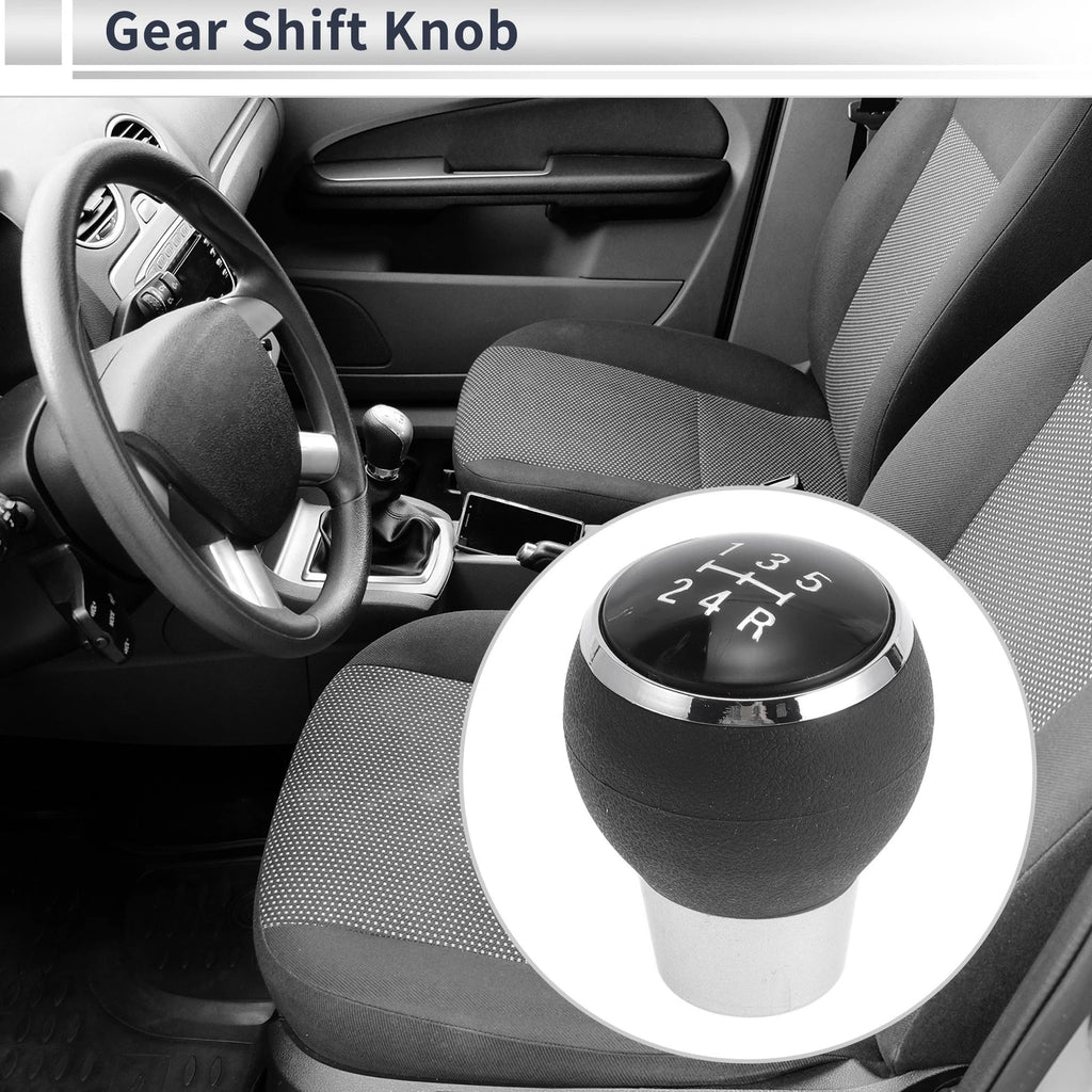 5 Speed Manual Gear Shifter Knob for Mitsubishi ASX (2013–2015) Black Plastic