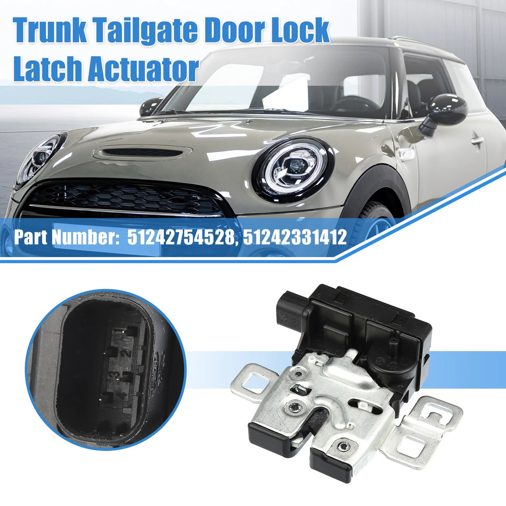 Trunk Latch Lock Actuator Motor 51242754528 for BMW Mini Cooper (2002–2013)