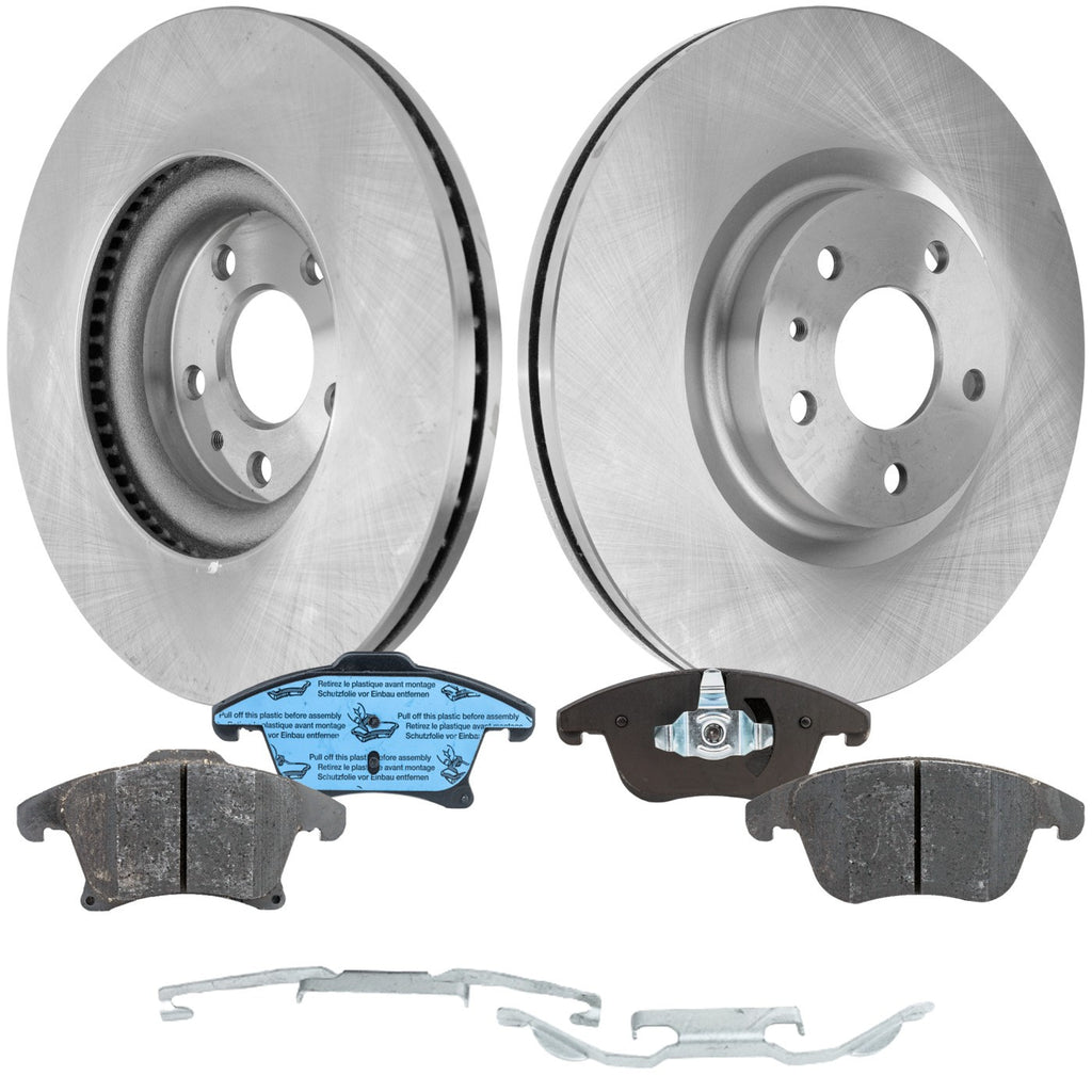 Disc Brake Rotor and Pad Kit for Ford Fusion, Lincoln MKZ (2013–2020)