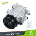 A/C Compressor for Ford E-150 E-250 E-350 E-450 Super Duty (2007–2019)