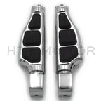 Chrome Flat Wing Footpegs for Yamaha YZF-R6 R6S 600R (1999–2016)