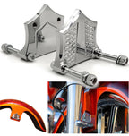 0.64" Front Fender Brackets Spacers for Harley Touring (2014–2019)