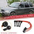Set of 4 Spark Plug Wire Ignition Coil Cables No. 32700PHK003 for Acura Integra (1996–2001)