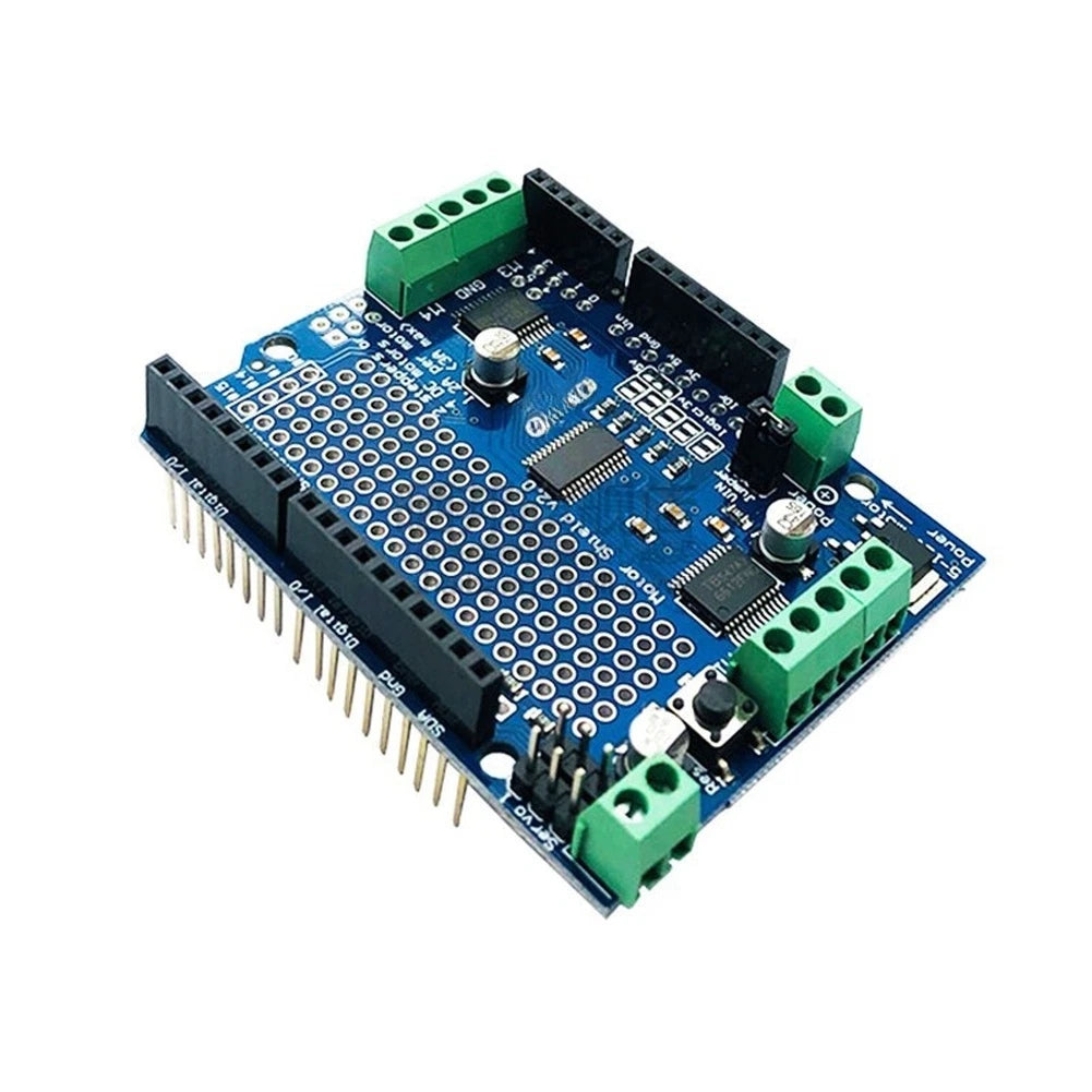 TB6612 Dual Stepper Motor Driver Shield for Arduino Compatible Boards