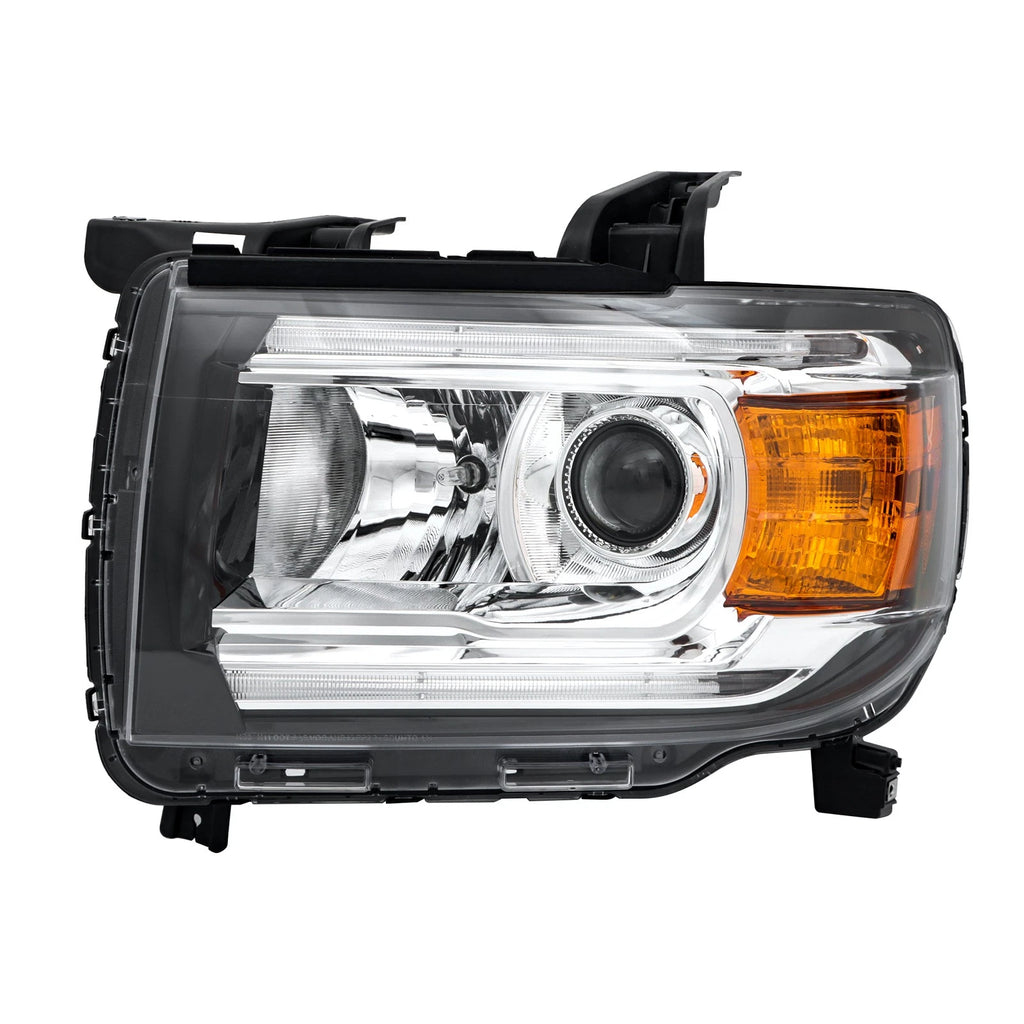 Front Left Headlight for GMC Canyon (2015–2022) Clear Lens Halogen