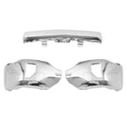 Front Bumper Face Bar for Chevy Silverado 1500 (2016–2019) Chrome, Fog Light Hole