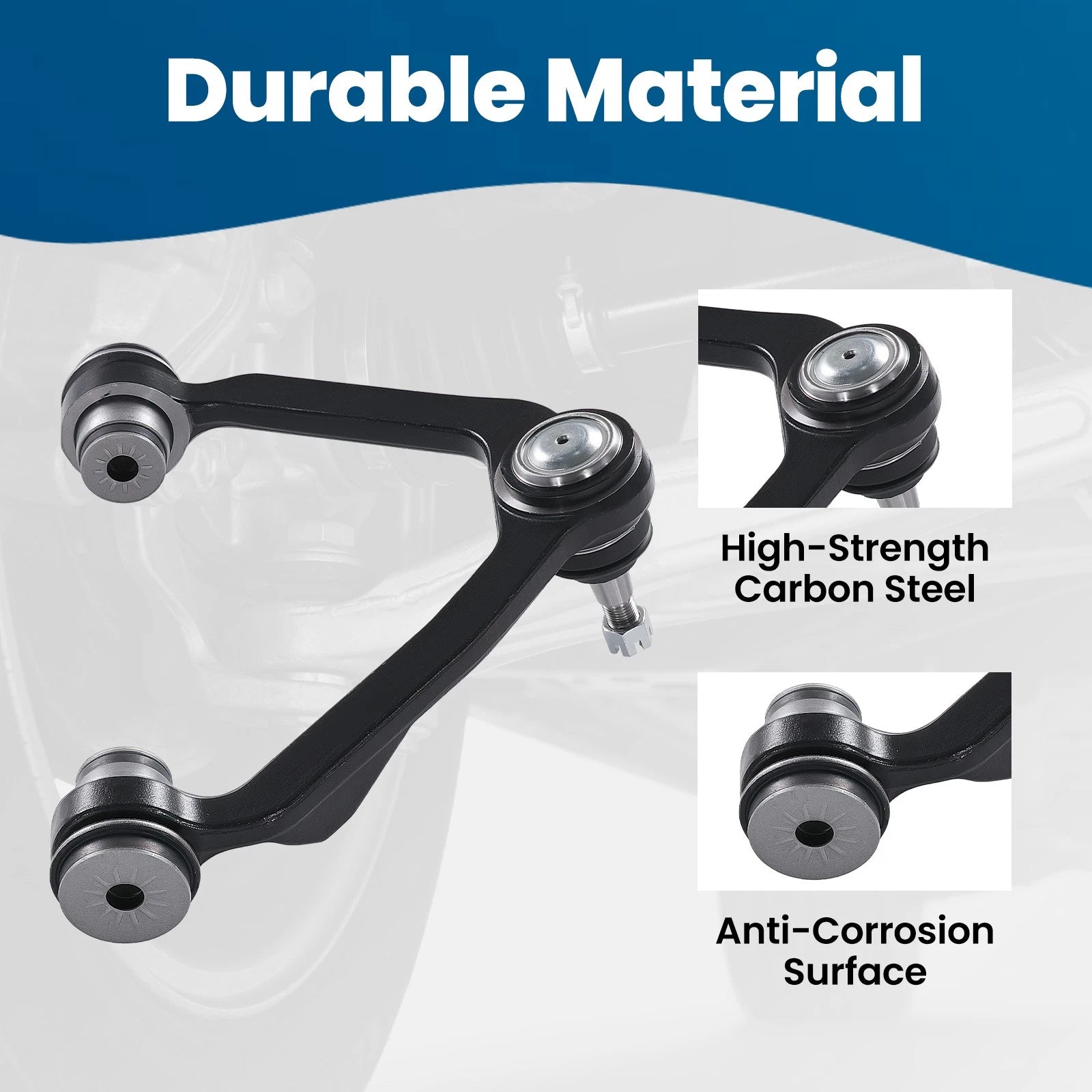 8x Front Suspension Kit for Ford Expedition F-150 (1997–2003) Upper Control Arm + Ball Joint