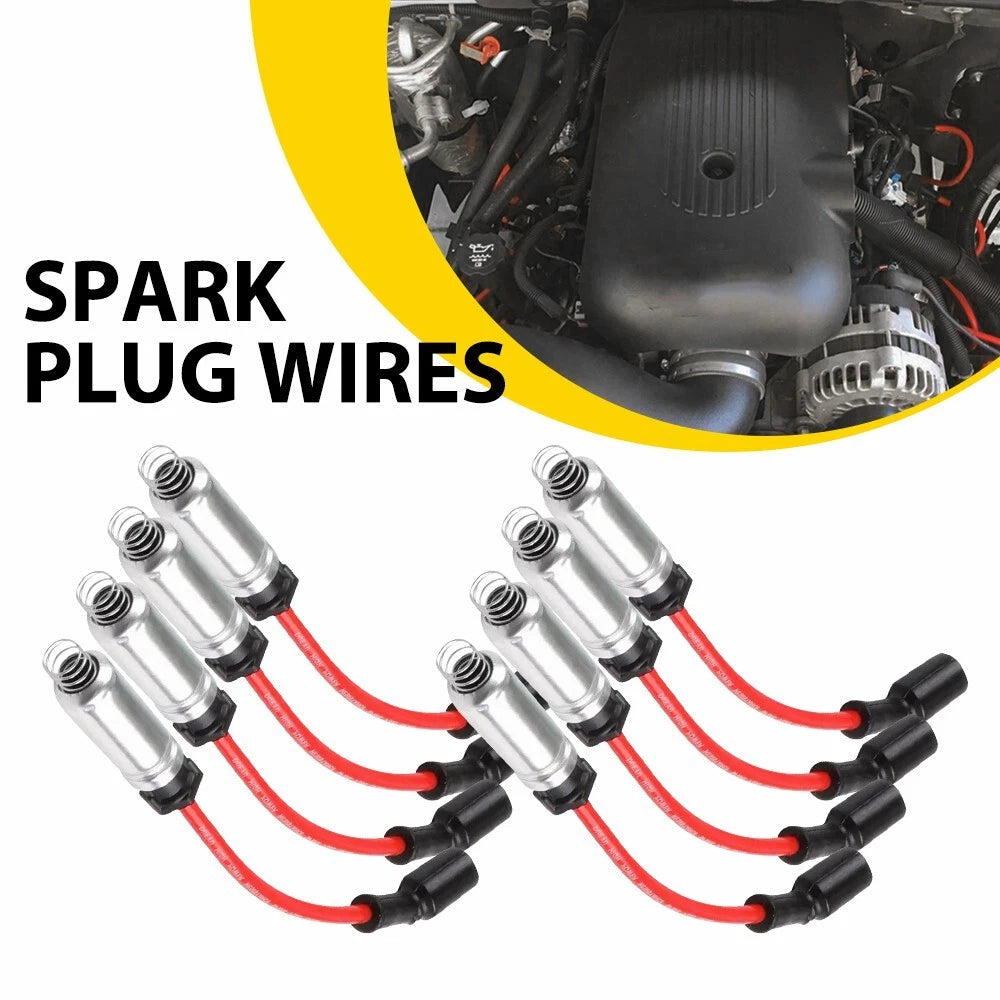 Set of 8 Spark Plug Wires for Chevrolet Silverado 1500 (2014–2018)