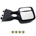 Left Manual Towing Mirror for Nissan Frontier (2005–2015) Black