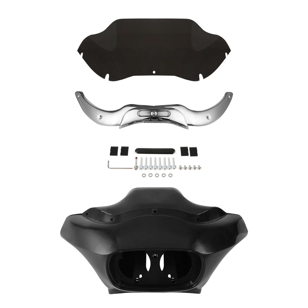 Inner Outer Fairings & Windshield Trim Kit for Harley Road Glide (1998–2013)