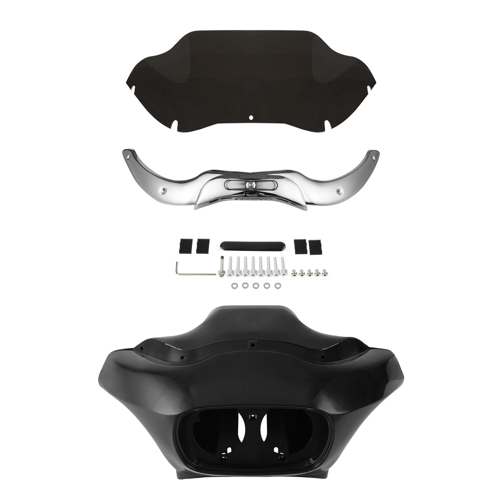 Inner Outer Fairings & Windshield Trim Kit for Harley Road Glide (1998–2013)