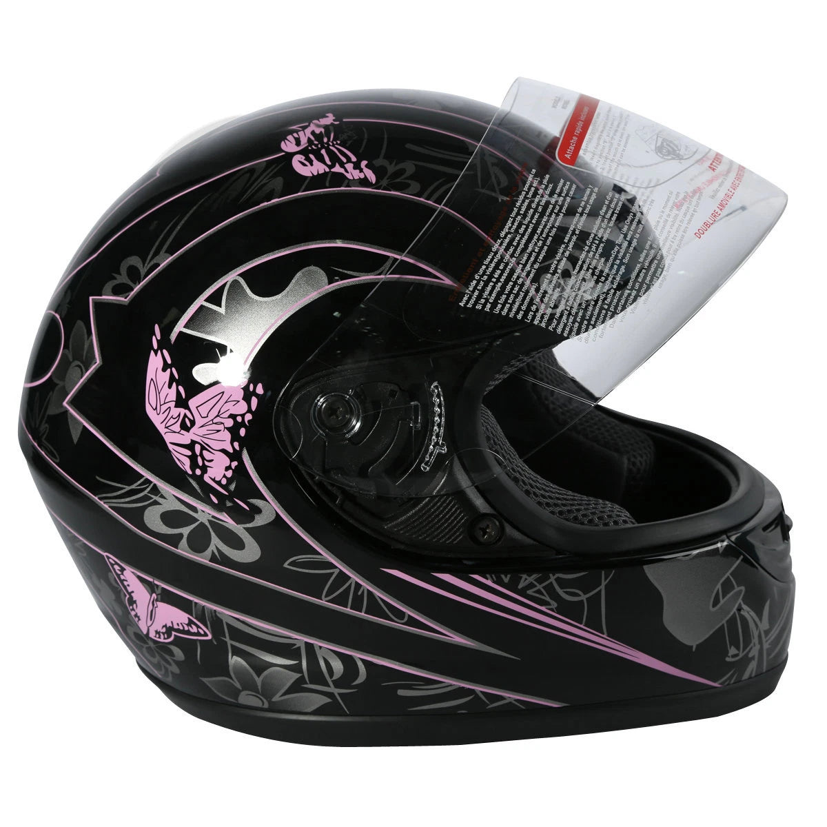 Full Face Helmet for Motorcycle (DOT Approved, Size S M L XL)