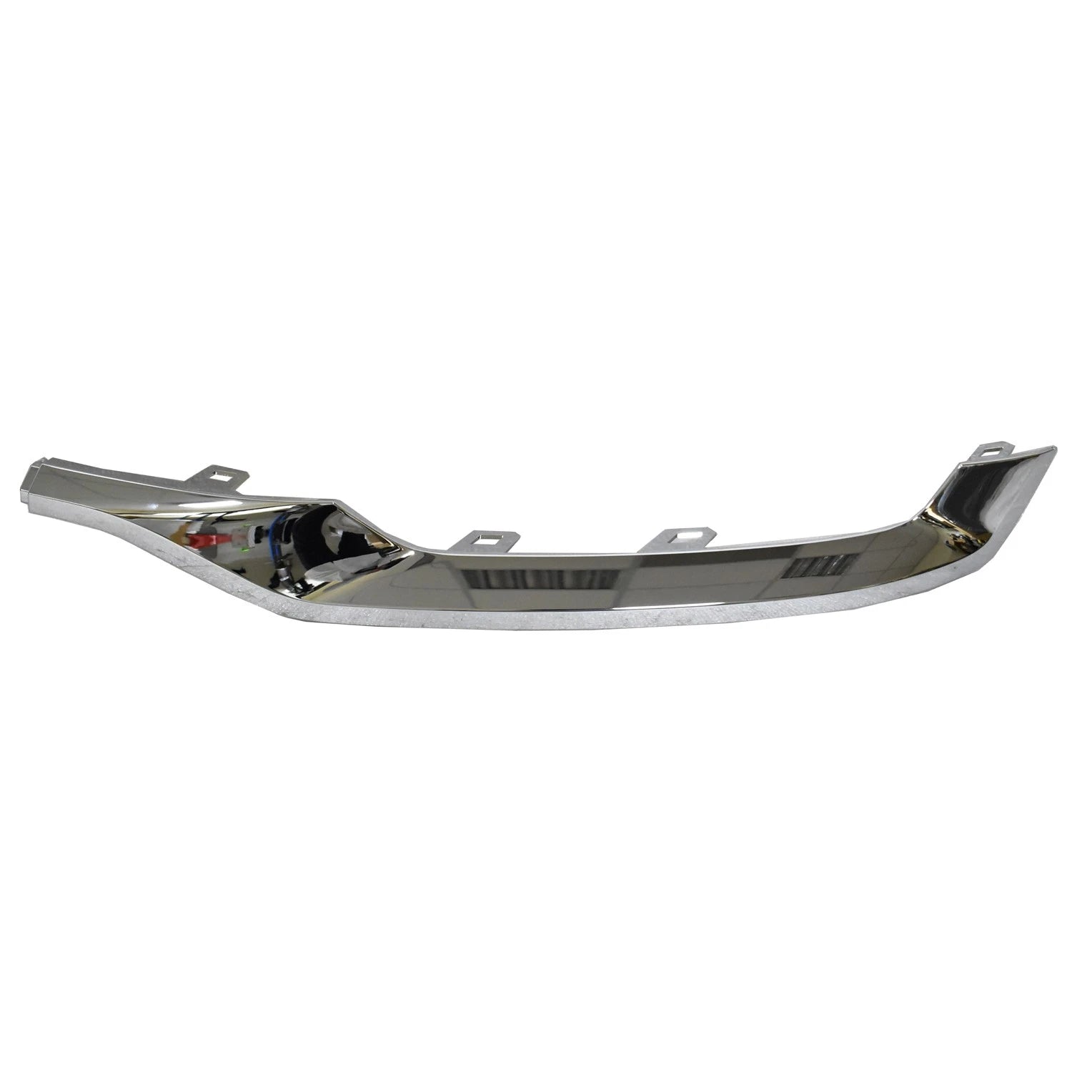 Replacement Chrome ABS Plastic Rear Passenger Side Bumper Cover Molding
