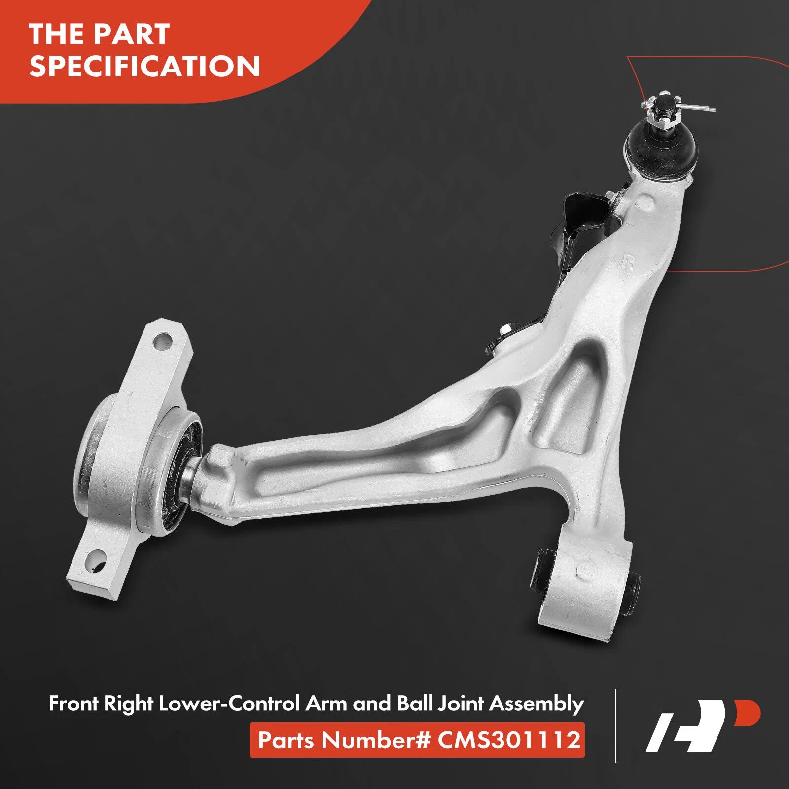 Front Right Lower Control Arm with Ball Joint for INFINITI Q50 (2014–2023)