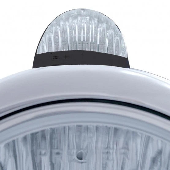 Headlight Assembly with LED Turn Signal for Black Guide 682-C Style (2009–2018)