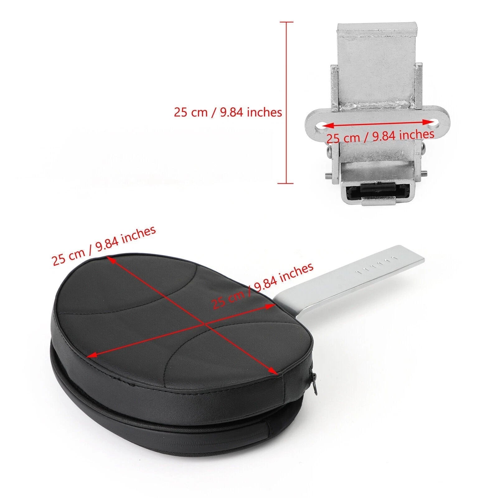 Driver Backrest for Victory High Ball (2010–2019) Chrome