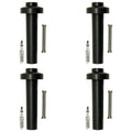 Set of 4 NGK Iridium IX Spark Plugs & Coil Boots for Alero Cavalier Vue (1999–2005)
