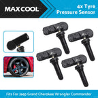 4X TPMS Tyre Pressure Sensor for Jeep Commander (2005–2015)