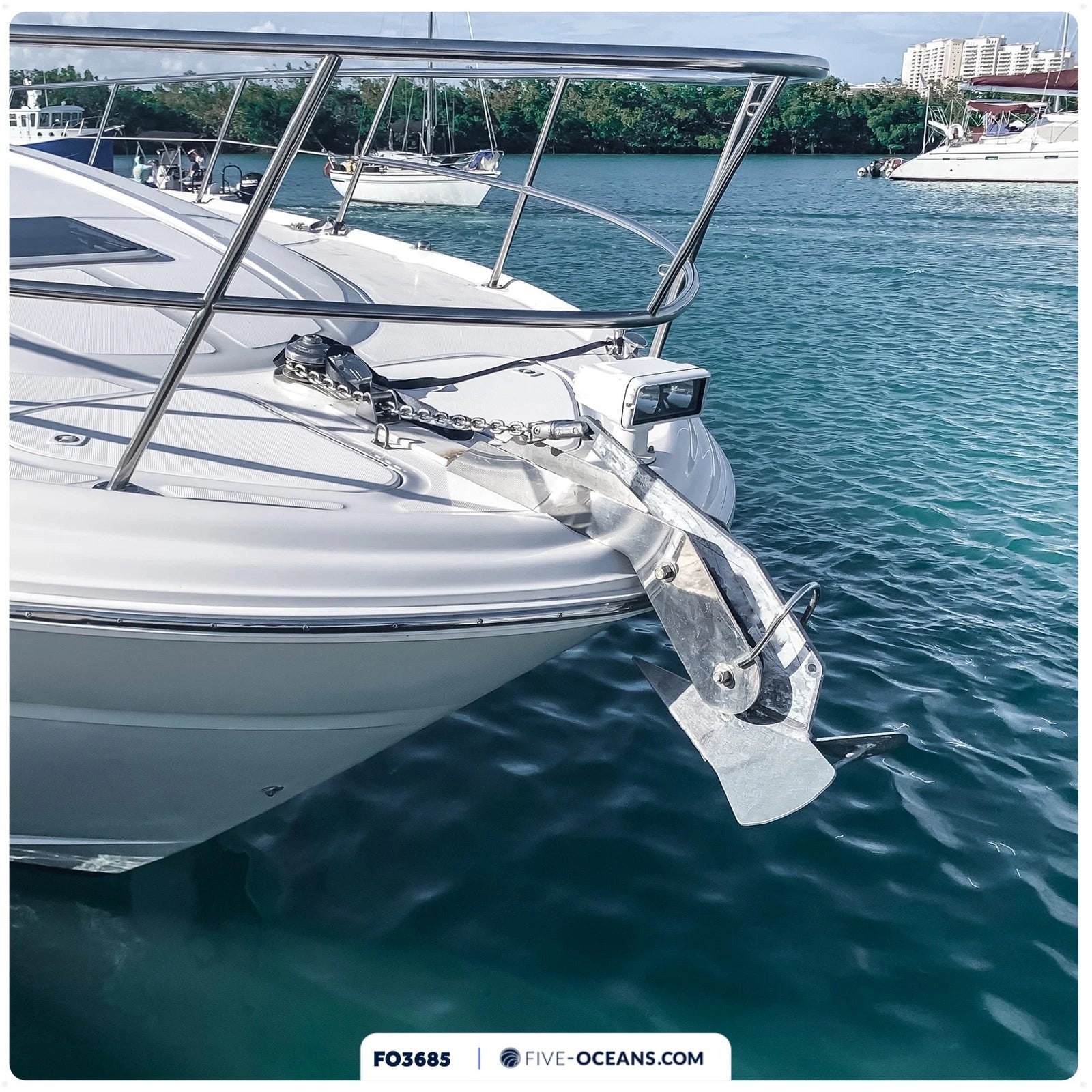 Delta Style Boat Anchor for (16.5 lb, Hot Dipped Galvanized Steel)
