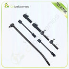 Set of 7 Steering Inner Outer Tie Rod End Links for Ford F-350 4WD (1992–1997)