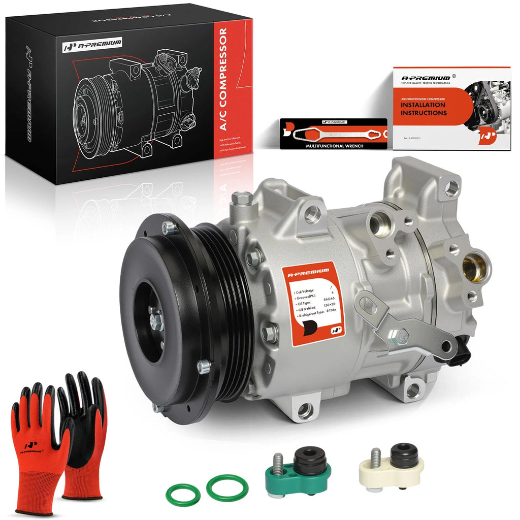 A/C Compressor with Clutch for Toyota Camry 2009-2011 (2.4L, 2.5L)