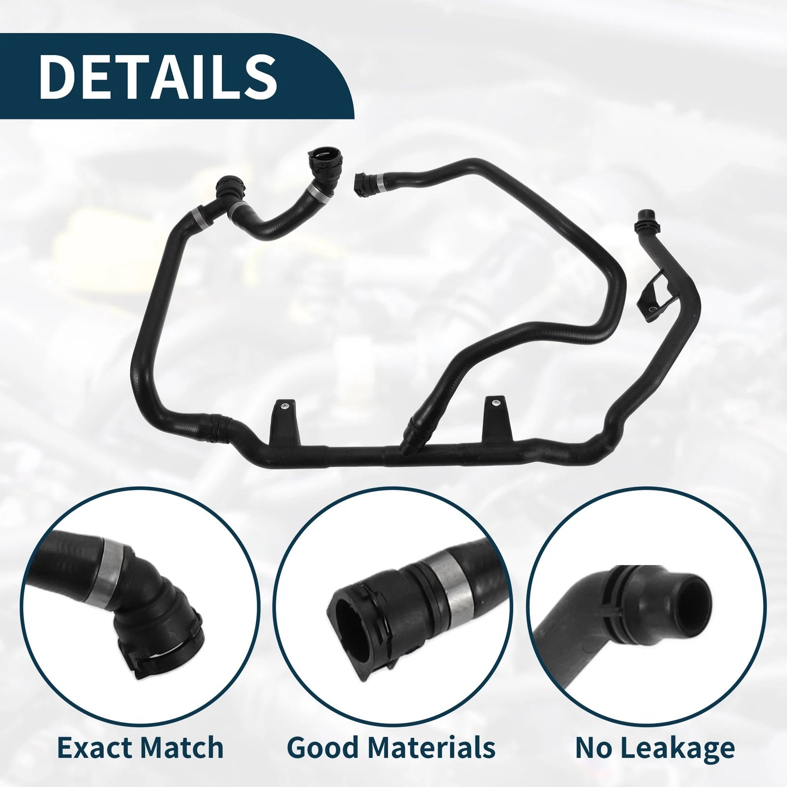 4-Way Water Hose Assembly for BMW 318i (2007–2012) No. 17127548221
