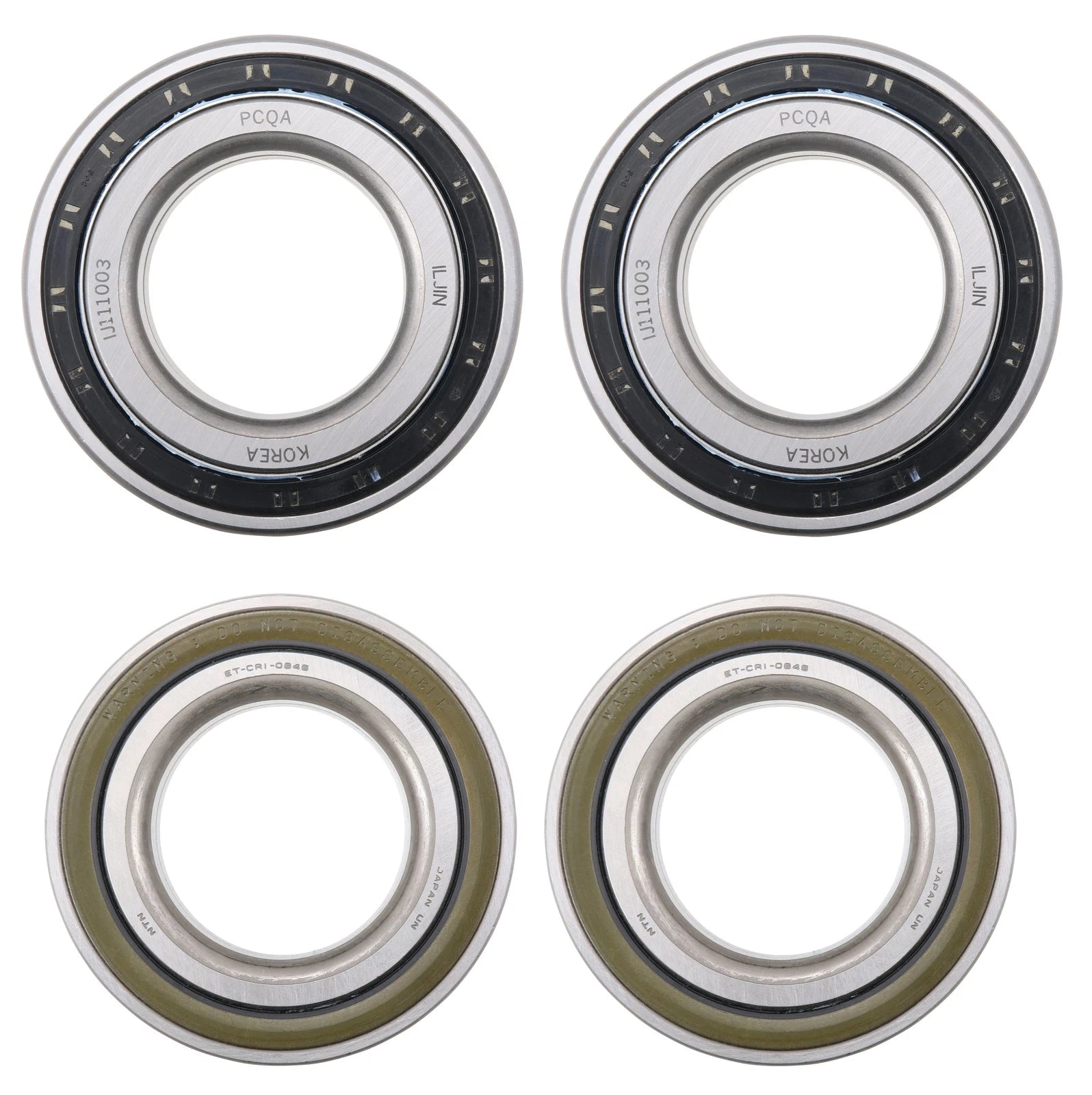 BCA Front & Rear Wheel Bearings Kit for Hyundai Santa Fe Tucson Kia Sportage