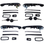 Set of 4 Door Handles for VW Golf Jetta (2006–2014) - Left Right Replacement