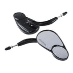 Rearview Mirrors Black for Harley Electra Road Glide Heritage Softail Fatboy