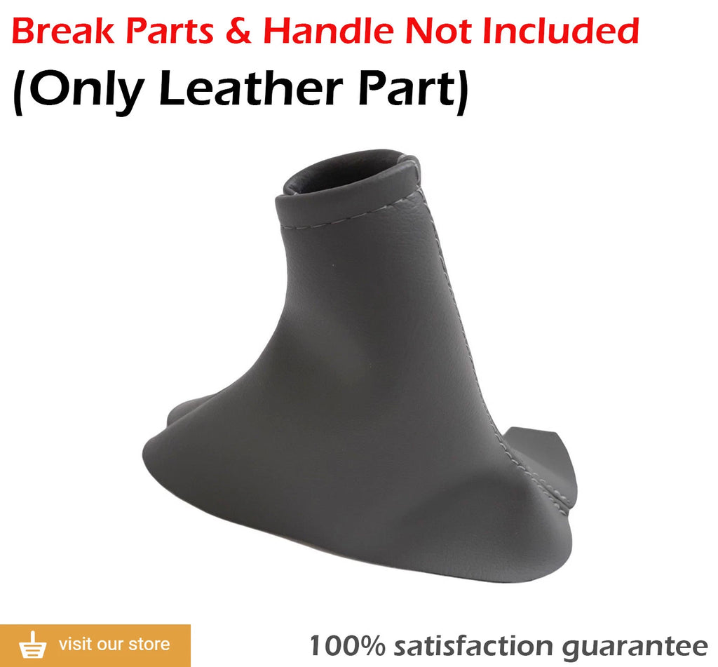 E Brake Boot for Volvo S60 S80 V70 XC70 (2001–2005) Gray Leather Synthetic