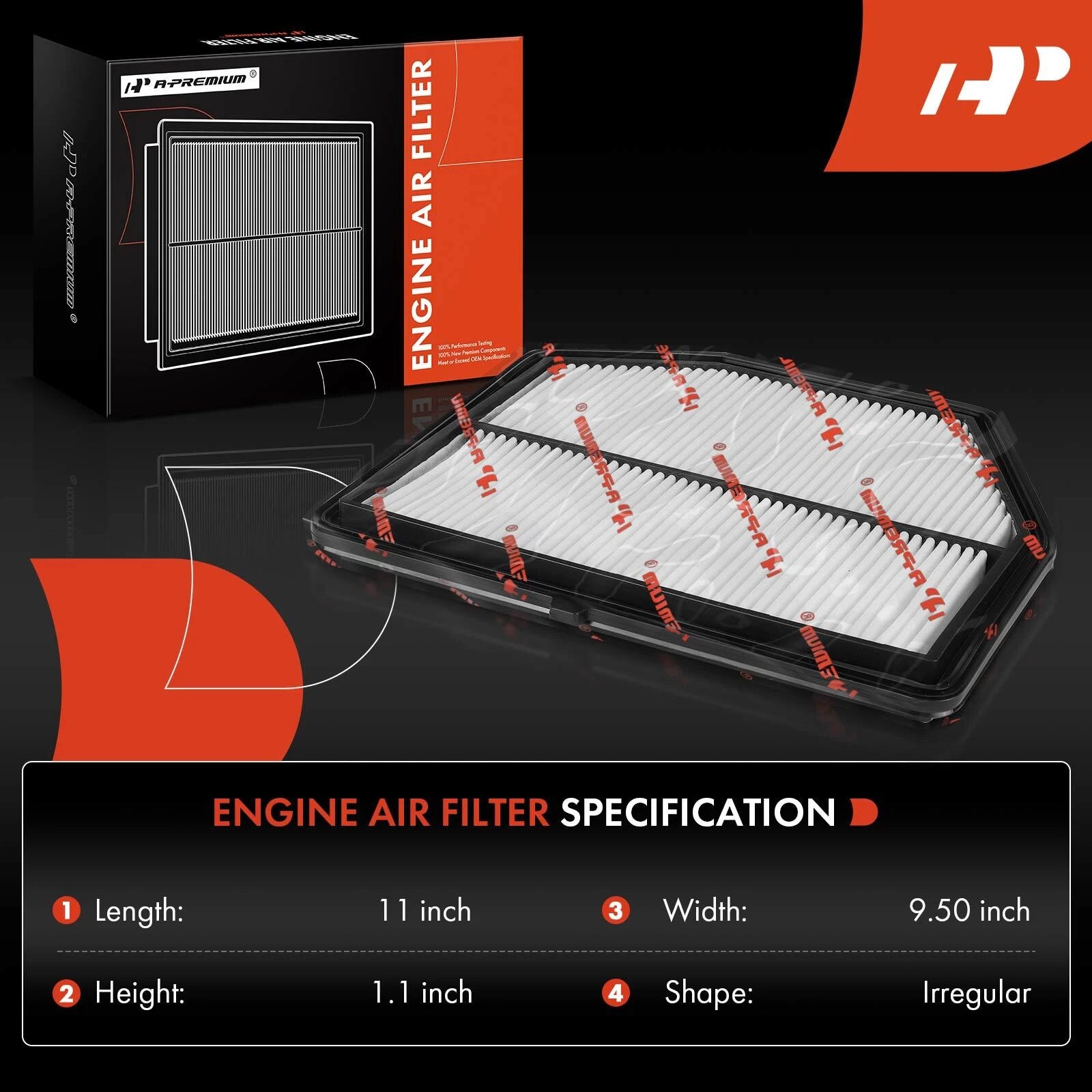 Engine Air Filter for Nissan Murano (2016) Pathfinder (2014–2015) Infiniti QX60