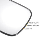 Left Side White Mirror Glass w/ Back Non-Heated for Honda Accord (2003-2007)