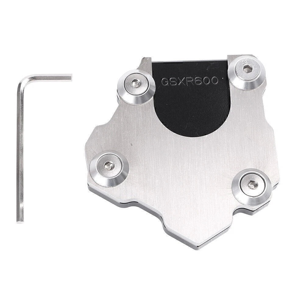 CNC Kickstand Side Stand Foot Extension Pad for Suzuki GSXR600 (2006–2023)