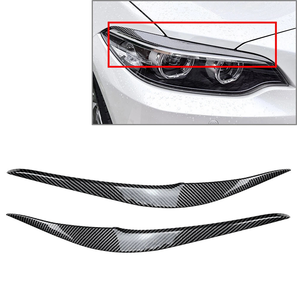 Headlight Eyebrow Cover Trim for BMW 2 Series F22 F23 F87 M2 (2014–2021)