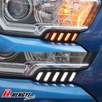 2X LED DRL Daytime Running Light Headlight with Blinker for Toyota Tacoma (2016–2022)