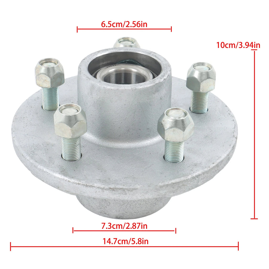 Tapered Boat Trailer Wheel Hub Kit for 1-3/8" x 1-1/16" (Universal)