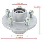 Tapered Boat Trailer Wheel Hub Kit for 1-3/8" x 1-1/16" (Universal)