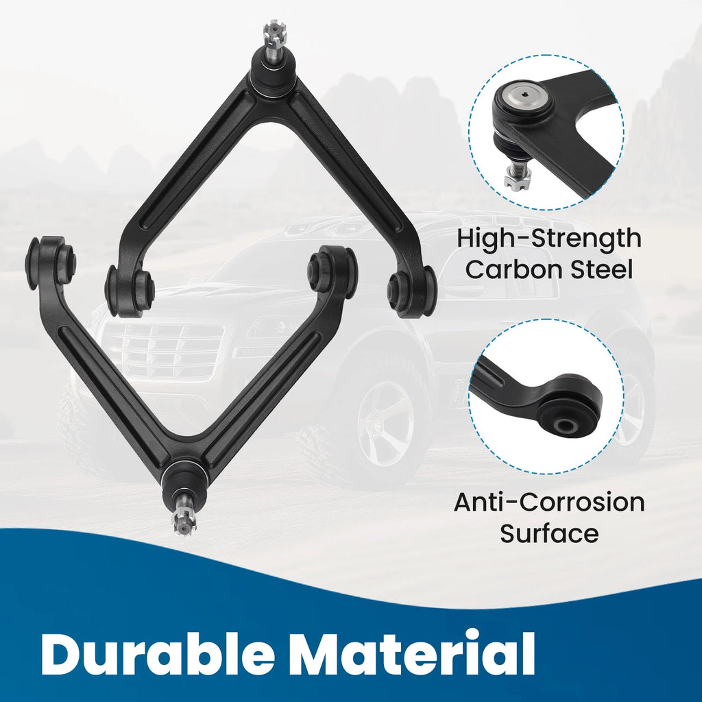 Front Upper Control Arms with Ball Joint for Dodge Ram 1500 (2002-2005) Durango (2004-2009)