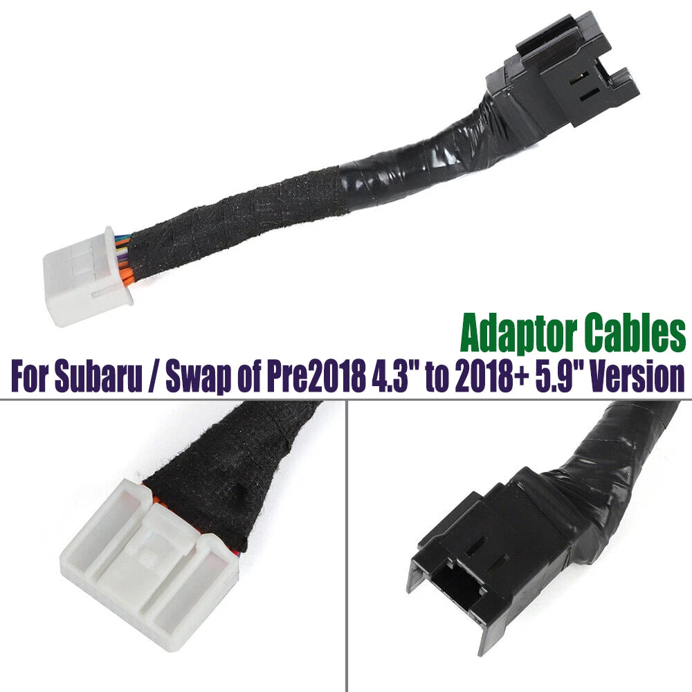 Adaptor Cables for Subaru WRX (2018–2023) 4.3" to 5.9" MFD Swap